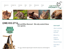 Tablet Screenshot of crittercatchersinc.com